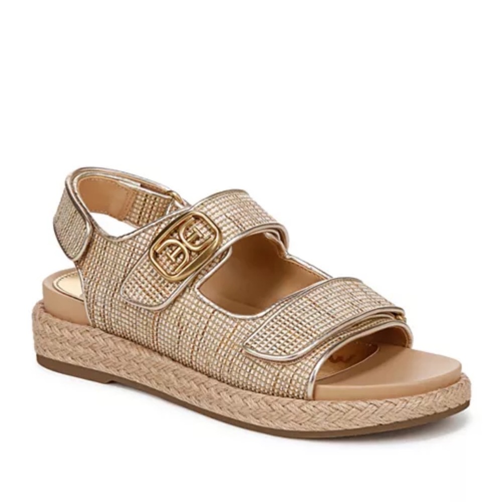 Sam Edelman Arlo Gold Slingback Sandals